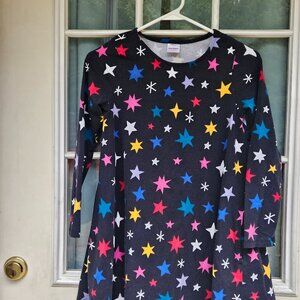 Hanna Andersson  Girl's Star Pattern Dress size 140 cm/size 10